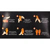 Перчатки одноразовые нитрил Steel Grip цв.оранжевый (50 пар/уп)р.М,ПС