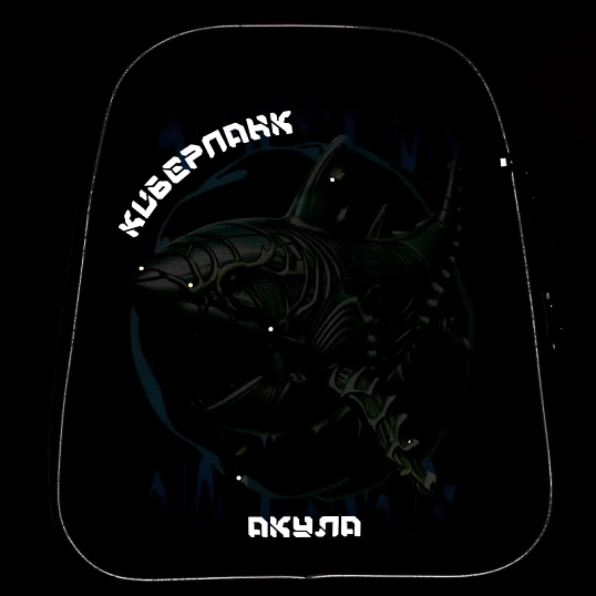 Ранец Комус Класс Basic Киберпанк Акула, 2 отд, эргоном. спинка