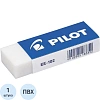 Ластик PILOT EE102/EE102N  винил,карт.держатель,цв.белый, Япония,61х22х12мм