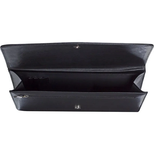 Папка деловая для документов кож/зам  360х270 мм  'Визит' 311, черная