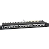 Патч-панель Cabeus PL-24-CAT.5E-SH-DUAL 19 1U 24xRJ45 кат.5E FTP