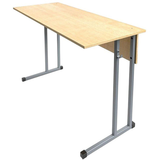 Парта MET_Школа стол ученический 2-м 6 гр. р клен/серый ШМ New