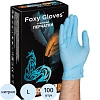 Перчатки нитрил., н/с, н/о,5,5гр./шт,гол.FOXY-GLOVES L 50 п/уп ШК9001/8713