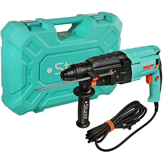 Перфоратор Sturm!, 800Вт, 24мм, 3Дж, 0-5600уд/мин, 0-1200об/мин RH2524BR
