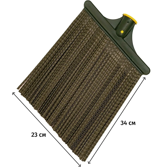 Метла плоская пластиковая №7 Профи без черенка (ширина рабочей части 23 см)