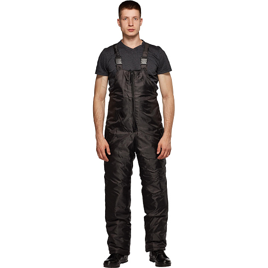 Костюм зимний Охранника с п/к черный (р.52-54) 170-176