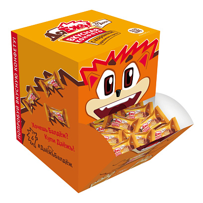 Конфеты ДаЁжъ вафельные мини с карамелью, арахисом и криспи, 792г