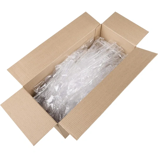 Набор столовых приборов №1 (ложка прозрачная, 180 мм) 250шт/кор