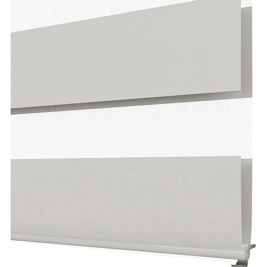 Рулонная штора Комус Мебель Angora 538603 V1 день/ночь, 55х160, белый