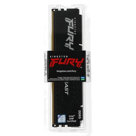 Модуль памяти Kingston FURY Black DDR5 DIMM 32GB 5200Мгц XMP(KF552C40BB-32)