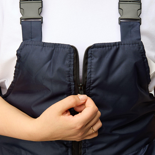 Полукомбинезон рабочий зимний женский з46-ПК синий (р.52-54) 182-188