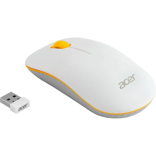 Мышь компьютерная Acer OMR200 желтый оптич 1200dpi/3but WLS (ZL.MCEEE.020)
