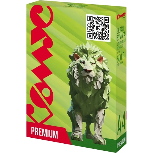 Бумага КОМУС ДОКУМЕНТ Premium(А4, марка А, 80 г/кв.м, 500 л)