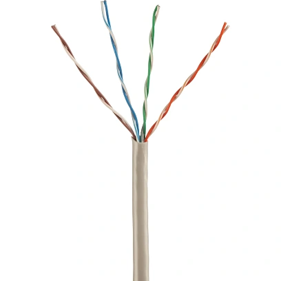 Кабель BigTech BT-CECR-013 CCA UTP 4 пары, кат.5e AWG24 PVC 305м сер