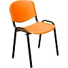Стул UP_EChair Rio(ИЗО) черн, пластик оранжевый