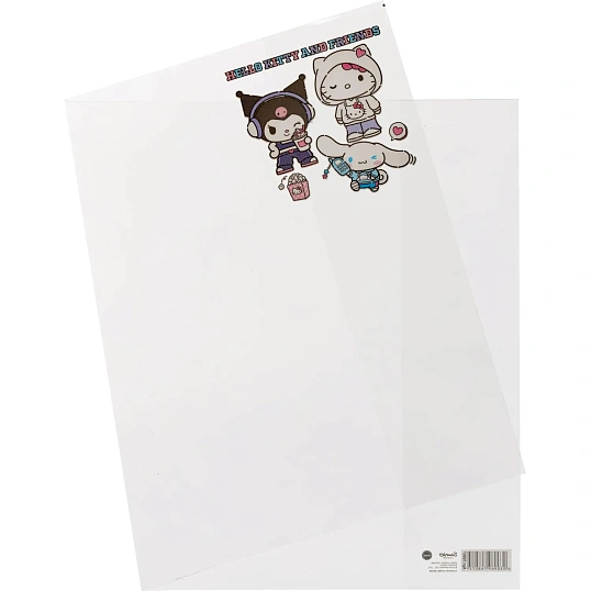 Набор обложек для тетрадей Hello Kitty, 10 шт., 213x350, 100 мкм.76823
