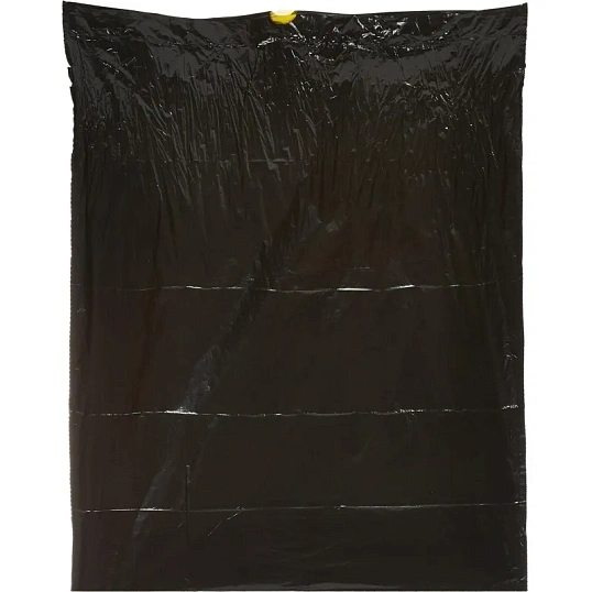 Мешки для мусора ПВД 60л 25мкм 10шт/рул черн 60х68см, Стандарт, с завязк