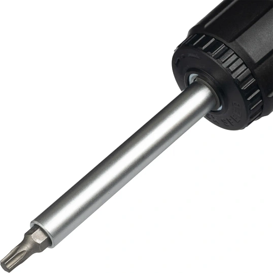 Отвертка складная Topfort со встроен.трещоткой 5Х и бит 13 пред наб(576113)