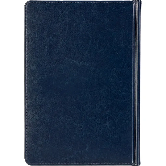 Ежедневник датированный 2026 А5+ SIDNEY NEBRASKA синий, зол обрез 3-125/04