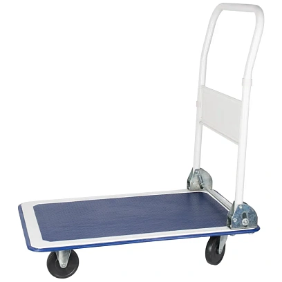 Тележка платформенная 150 кг TOR PH150 (резиновые колеса), 1004024
