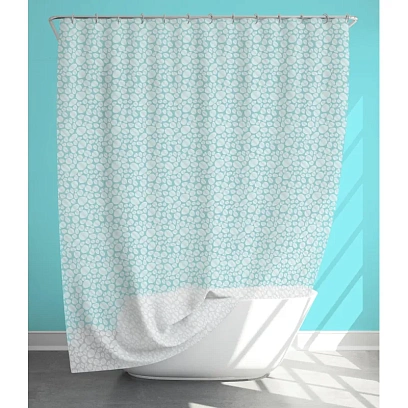 Штора для ванной 3-d  Пляжный берег, 180х180см