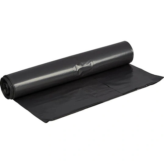 Мешки для мусора ПВД 240л 65мкм 10шт/рул черные 85х130см Luscan