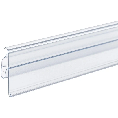 Ценникодержатель полочный двухпоз. LST 39х988мм, прозрач., 10шт/уп(Лукойл)