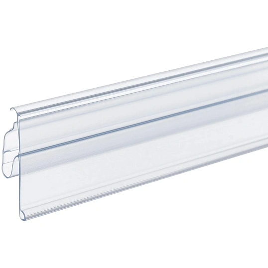 Ценникодержатель полочный двухпоз. LST 39х988мм, прозрач., 10шт/уп(Лукойл)