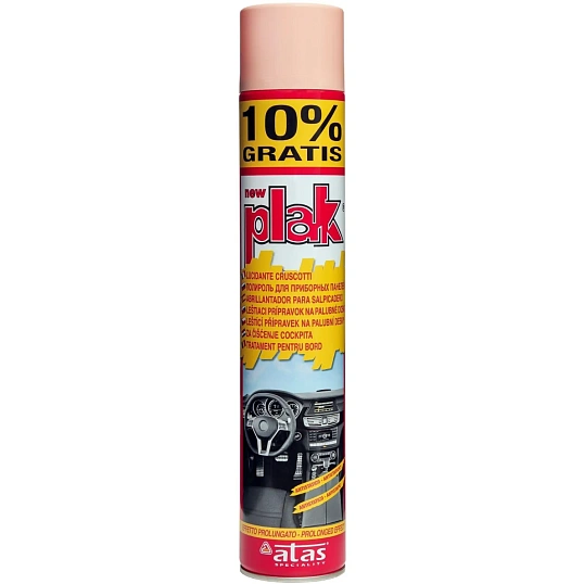 Полироль -очиститель салона  PLAK  750 мл (аэр.),  Персик 5165
