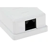 Розетка настенная TWT TWT-SM1-45-WH 1 порт RJ-45 кат. 5е, UTP, белая