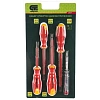 Набор отверток диэлектр. Сибртех двухкомпонентные рукоятки 5шт. CrV (12937)
