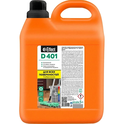 Профхим д/руч.мытья пола нейтрал с дез-эфф Effect/DELTA 401, 5л