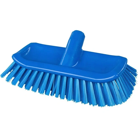 Щетка скраб д/плинтусов разноуровневая FBK, 285х130мм синяя 20155-2