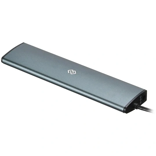 Разветвитель USB C Digma HUB-7U3.0-UC-G 7порт. серый