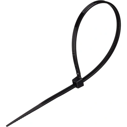 Стяжка (хомут) 150 мм x 2,5 мм,Bigtech BT-CT-150-25-B,нейлон,черн,100 шт/уп