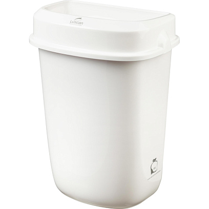 Контейнер для мусора (корзина) Luscan Prof Etalon 32л белый 151040