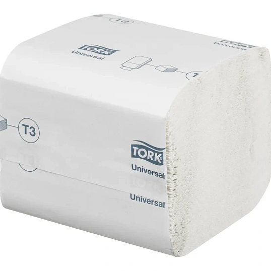 Бумага туалетная листовая д/дисп Торк ТЗ 1сл. 250л 40 пач/уп 114272