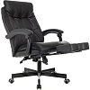 Кресло VB_EChair 624 PU PM черный эко.кожа  подст.для ног