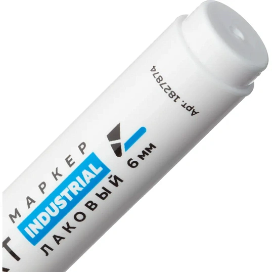 Маркер лаковый TOPFORT Industrial 6 мм красный