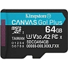 Карта памяти microSDXC Kingston SDCG4/64GBSP 64G Go Plus G4 200R V30