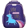 Ранец Basic Единорог Shine меняет цвет, 2 отд., эргоном. Спинка