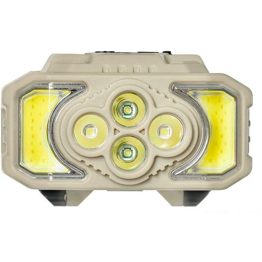 Фонарь налобный FOCUSray 1332 акку18650 1200мАН 200 люмен,индикатор зарядки