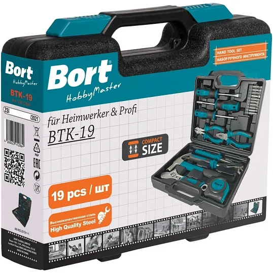 Набор инструмента универсальный Bort BTK-19