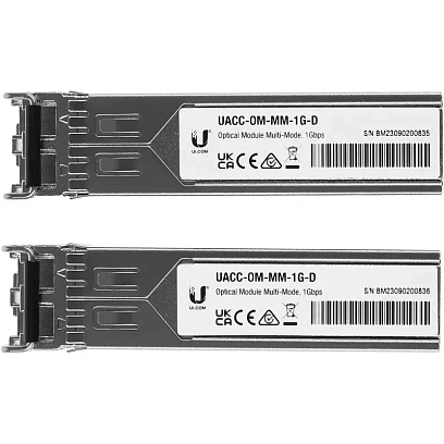 Трансивер Ubiquiti UACC-OM-MM-1G-D-2 SFP MM 1 Гбит/с 550 м (2 шт/уп)