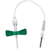 Игла-бабочка 21G 10см зел. с луер-адапт. VACUETTE Safety 450083V1 90шт/уп