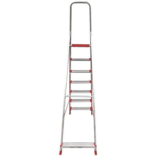 Стремянка алюминиевая усиленная 225 кг 7ступеней(130мм)Новая Высота 3117107