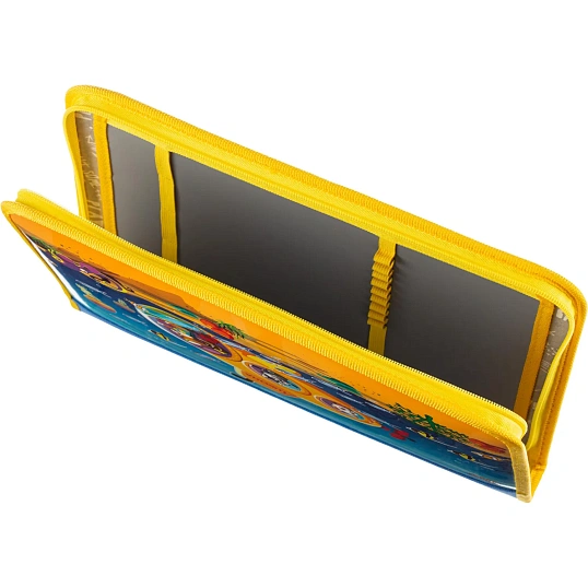 Папка для труда Шустрики, А4,резинки,ткань/ламин.,340х235х30,ПТ-Р4