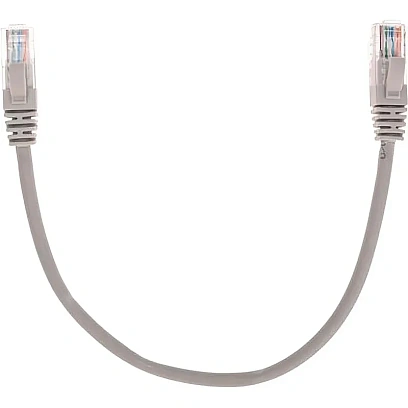 Патч-корд REXANT U/UTP, CAT 5e, 26AWG, LSZH, серый, 0,3м (02-0100-03)