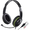 Гарнитура проводная Genius HS-400A черный/зелёный 31710031400