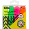 Набор текстовыделителей Attache Selection Neon Dash 1-5мм набор 4цв HL7010